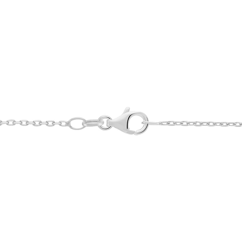 Chaîne Claudine Argent Blanc