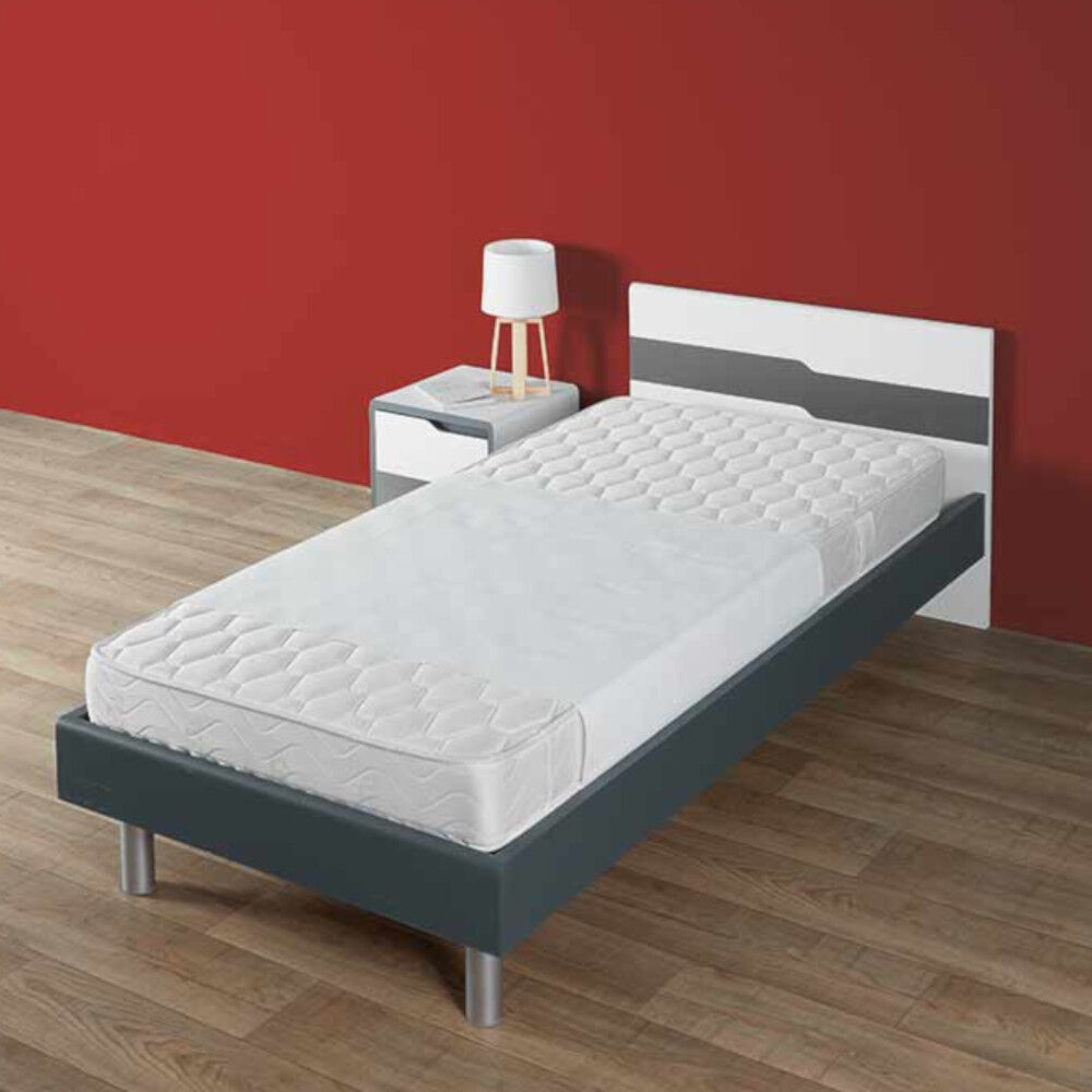 Bandeau protège matelas waterproof molletonné blanc