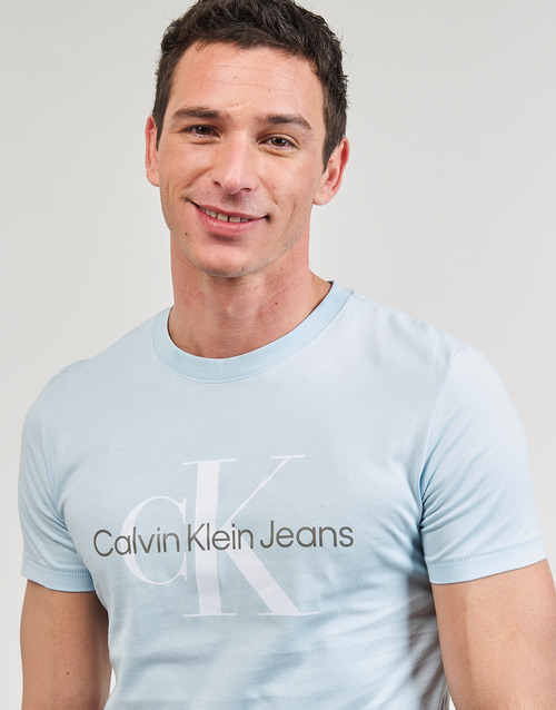 Calvin Klein Jeans - SEASONAL MONOLOGO TEE - Bleu