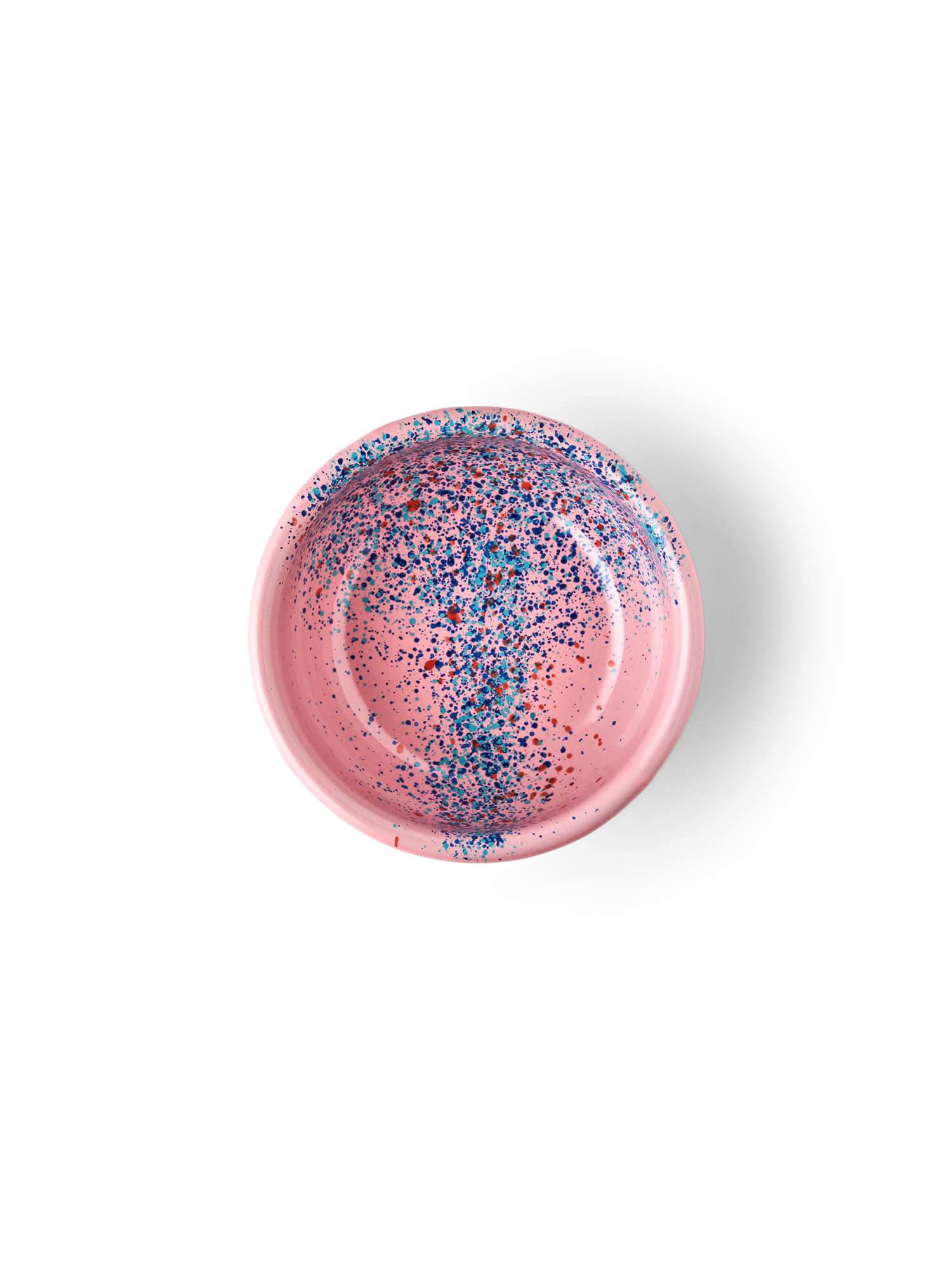 Flow Fest skål Ø13,5 - pink | Emaljeret stål. Ø13,5 cm. | Rose | Kapka