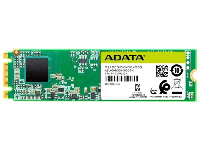 ADATA SSD Ultimate SU650 M.2 2280 SATA 256 GB SSD mit 256 GB Speicherkapazität