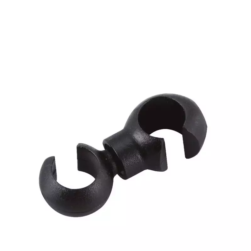 ELVEDES 50 Rotating Hooks diamètre 4,3mm - 5,0mm PVC Black