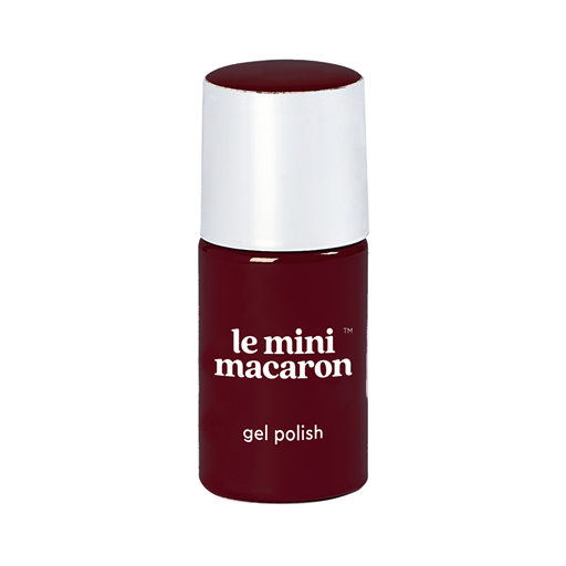 Le Mini Macaron Gel Polish, Chocolate Cherry