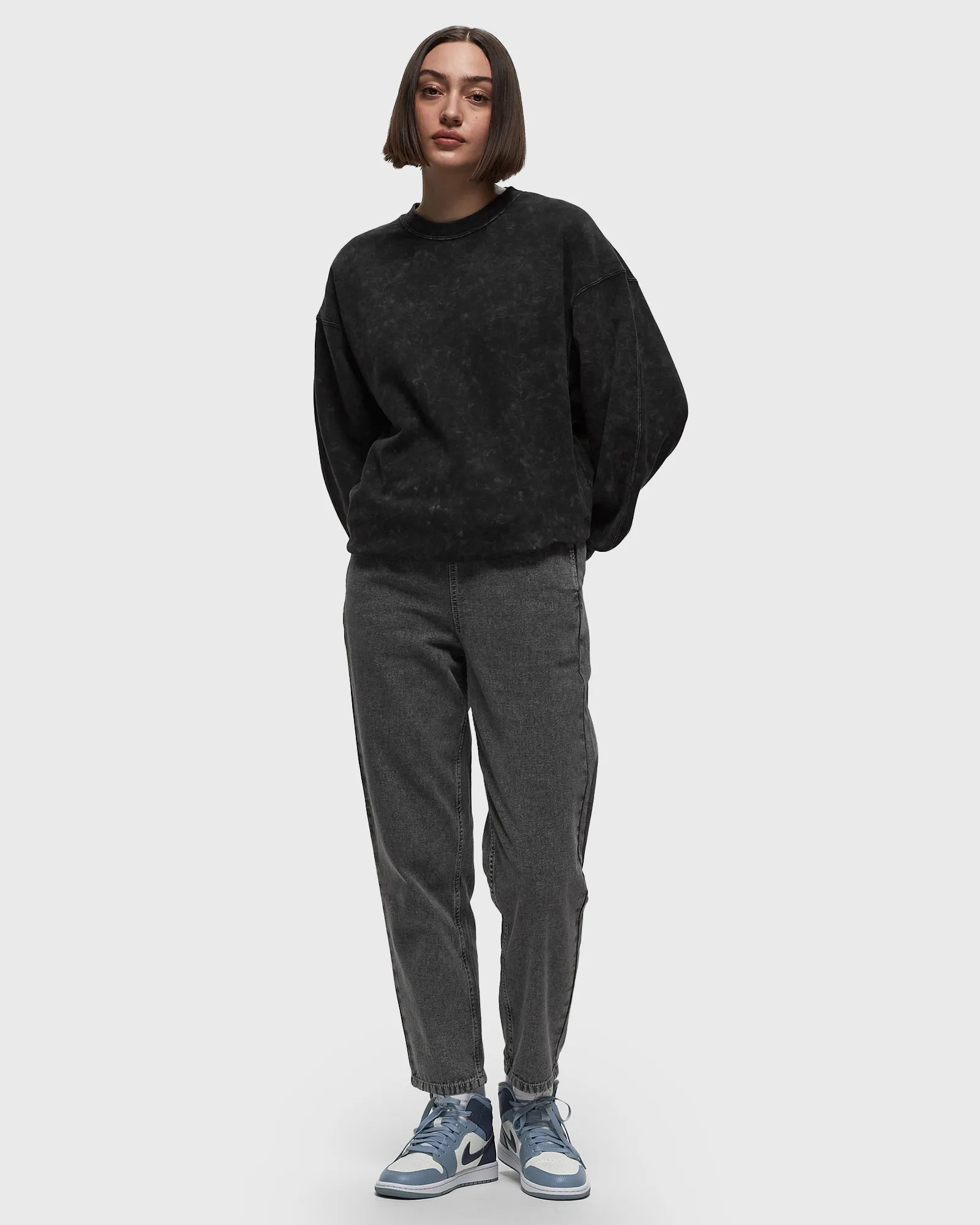 Jordan WMNS Flight Fleece Washed Crewneck Sweatshirt