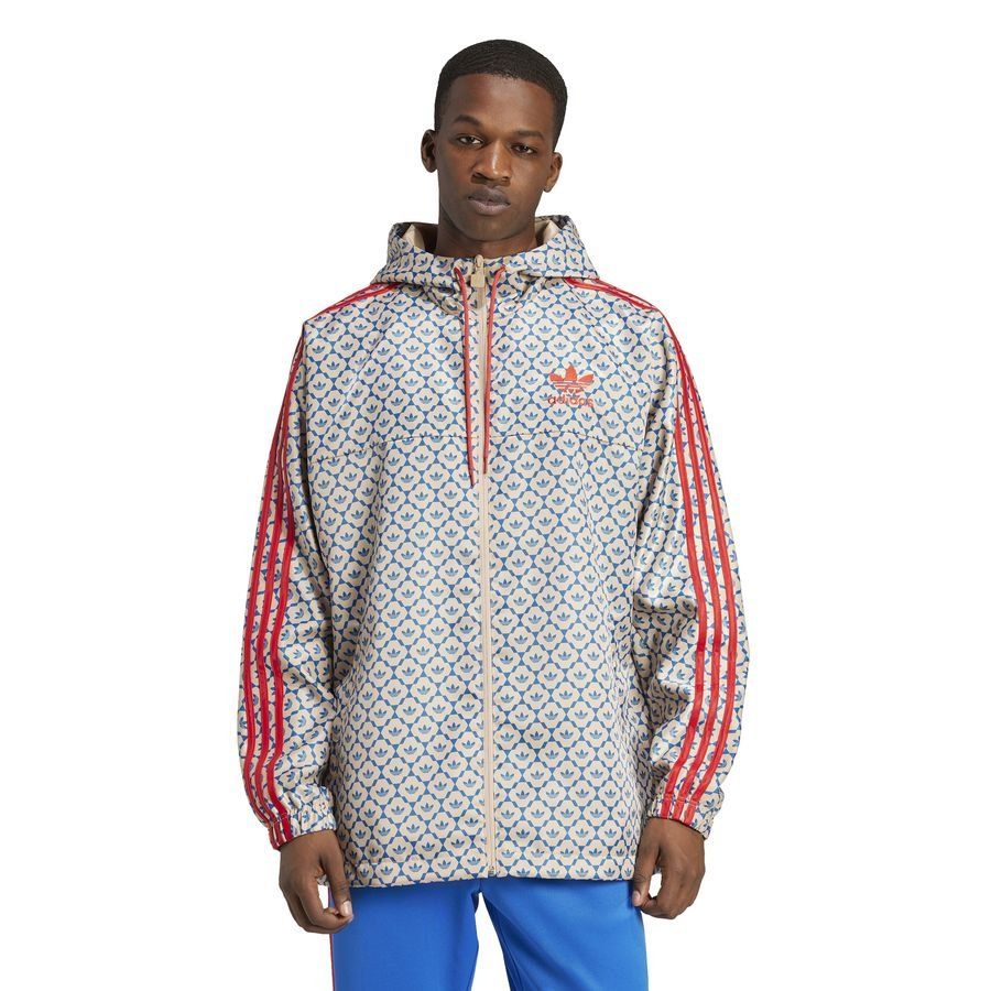 adidas Originals Coupe-Vent Trefoil DB - Beige/Rouge