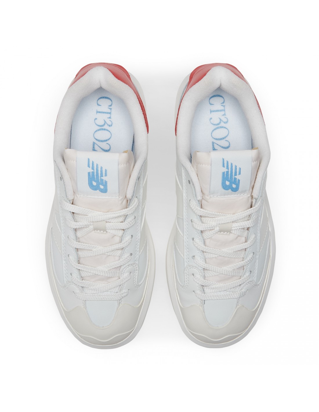 new balance Sneakers compensées femme CT302 blanc/rouge