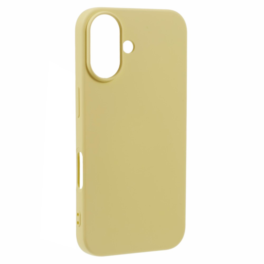 iPhone 16 Gummi Case Schutzhülle - Gelb (Matt)