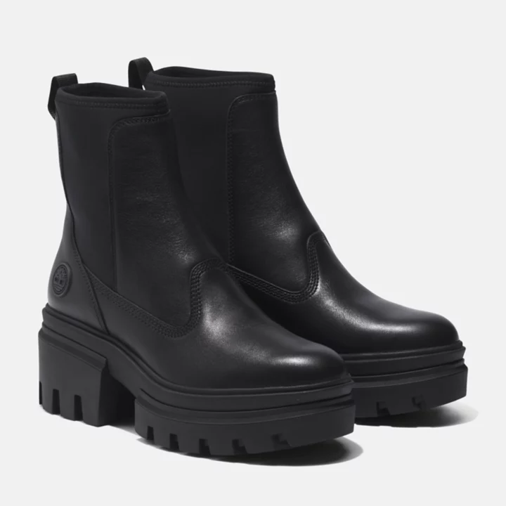 Chelsea boots Everleigh pour femme en noir