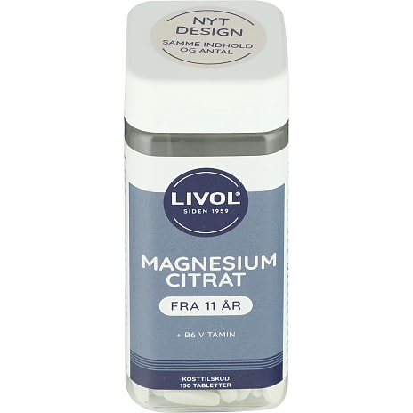Magnesium citrat og B6 vitamin