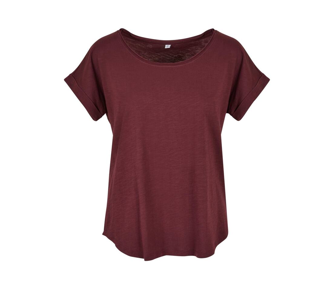 BUILD YOUR BRAND BY036 - T-shirt femme au dos rallongé