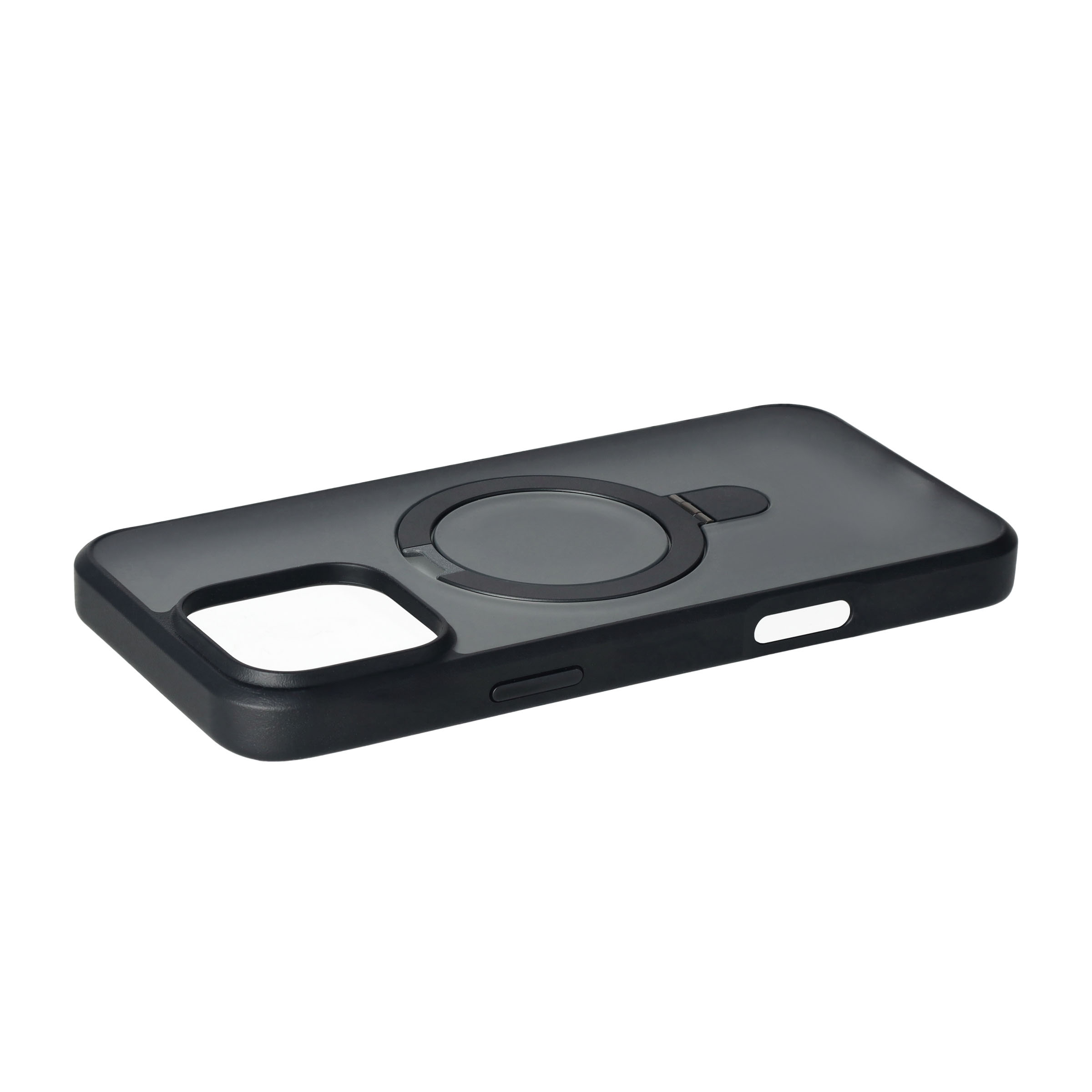 iPhone 16 Pro Max MagSafe Hybrid Hardcase Hülle   Kickstand - Schwarz