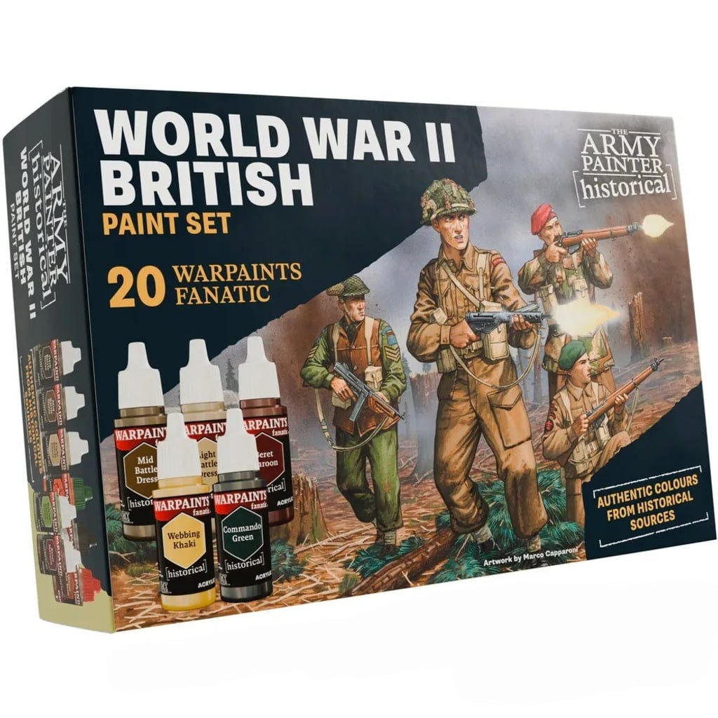 The Army Painter  Historical: World War II British Paint Set    Erwecke die britischen Truppen des WW2 zum Leben!