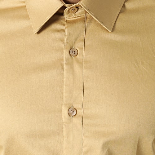 Chemise Manches Longues PCH-901 Jaune Moutarde
