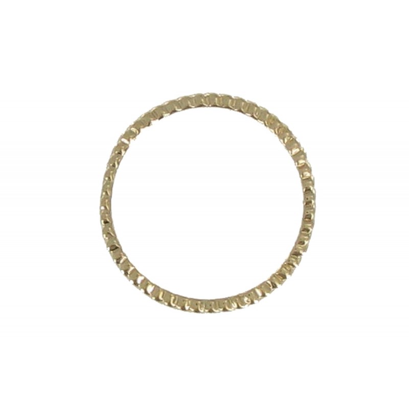 Bague Plaqué Or Zébrée