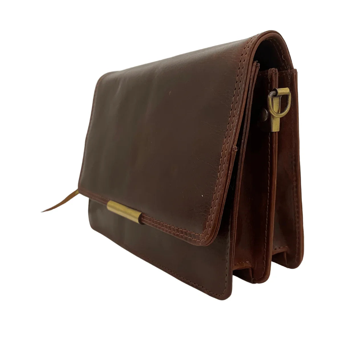 Leather Design - Classic Leren Schoudertas
