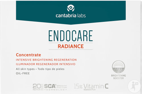 Endocare Radiance Concentrate Vitamine C Ampoules Éclaircissantes Et Raffermissantes 14x1ml