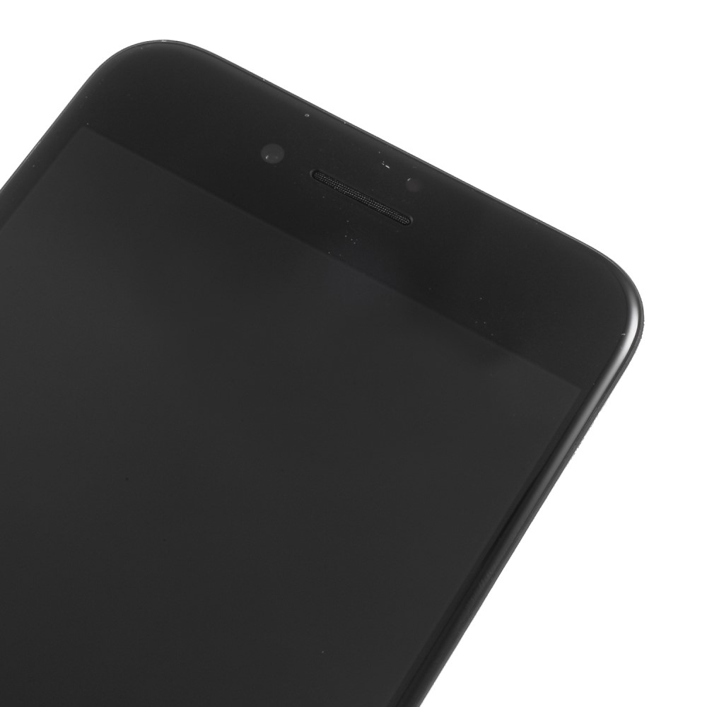 iPhone SE (2020) / iPhone 8 Komplettdisplay (Digitizer, LCD, Rahmen, Front Kamera, Metallplatte) - Schwarz