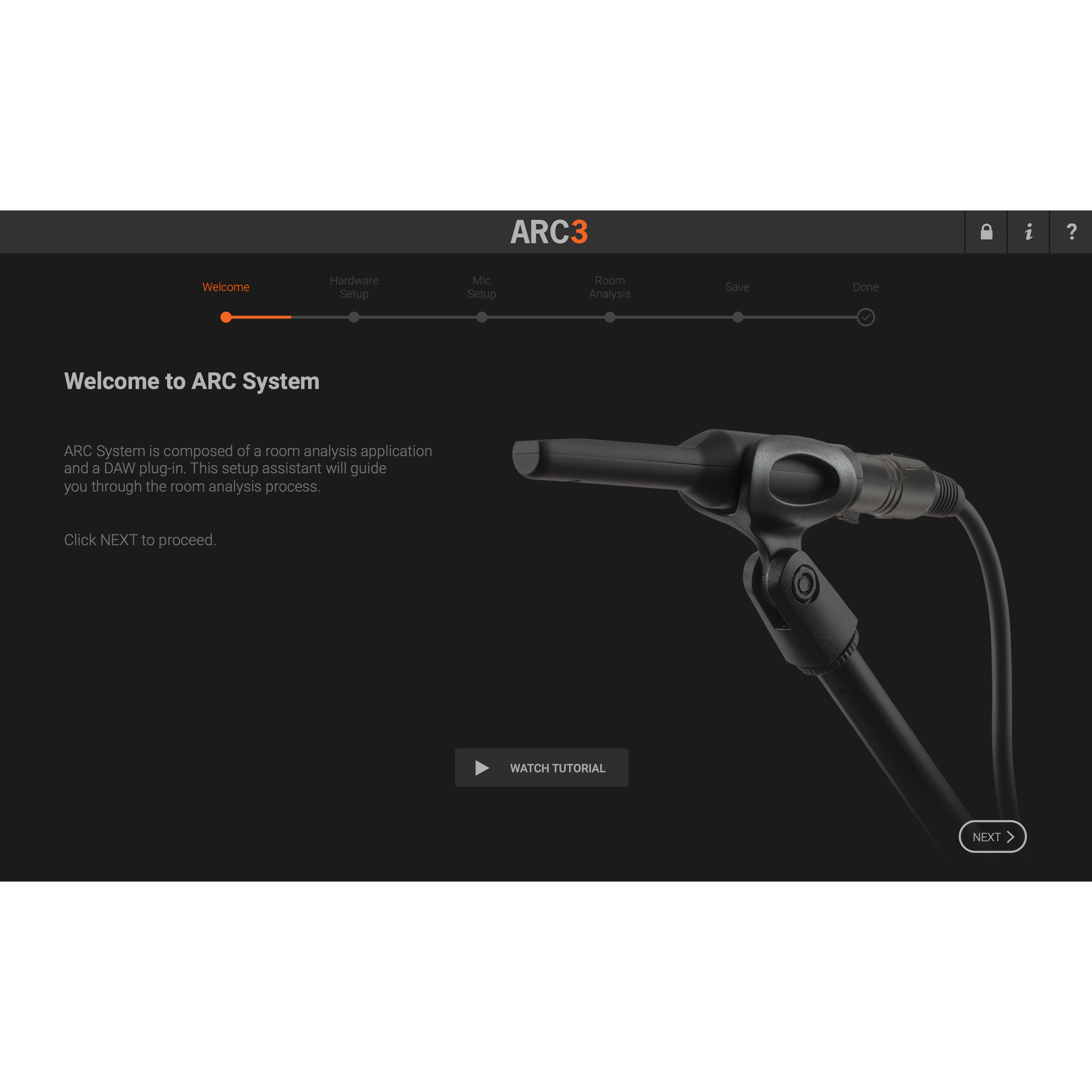 IK Multimedia ARC System 3 met MEMS microfoon