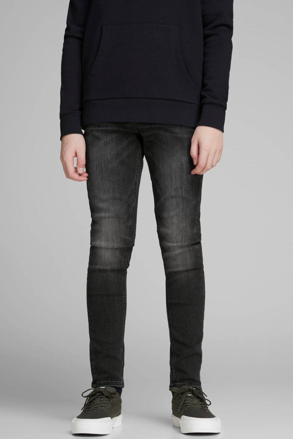JACK & JONES skinny jeans JJILIAM JJORIGINAL black denim washed