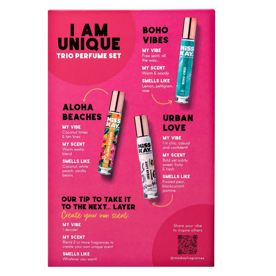 Miss Kay I Am Unique Trio Perfume Set 3pcs