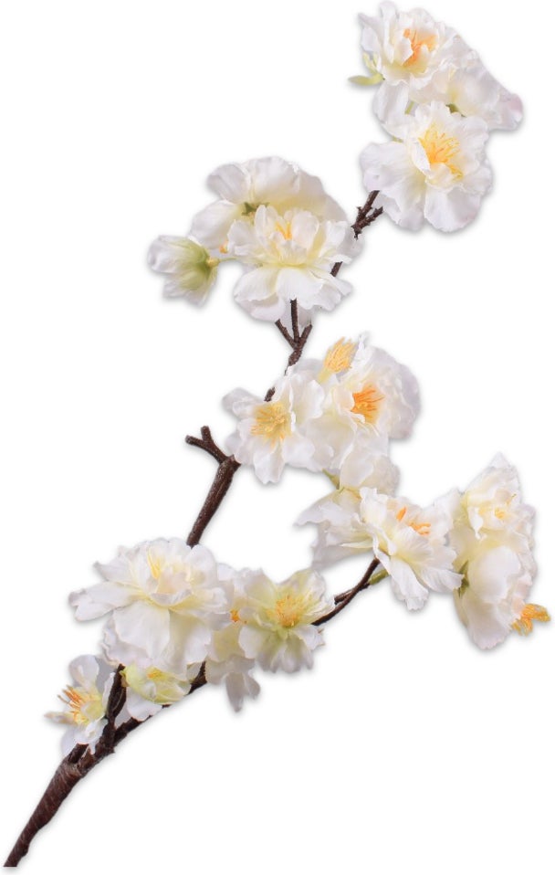 Silk-Ka kunstbloem Kersenbloesem wit 63 cm