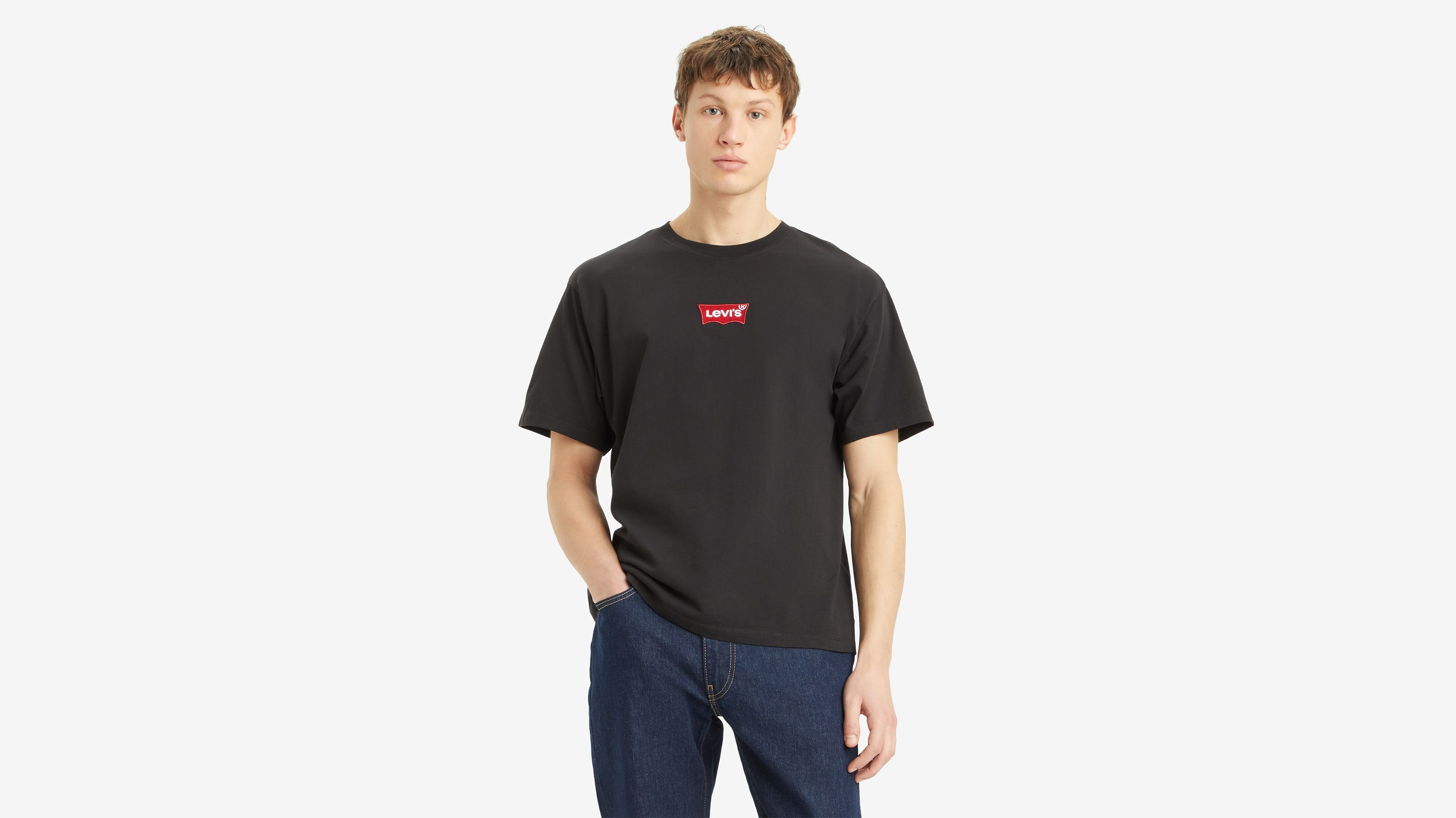 Vintage Fit Graphic Tee - Caviar - Noir