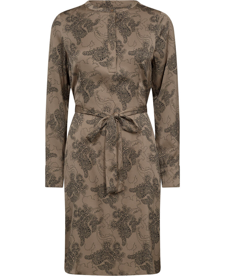 InWear LikoIW Print Dress Paisley desert taupe
