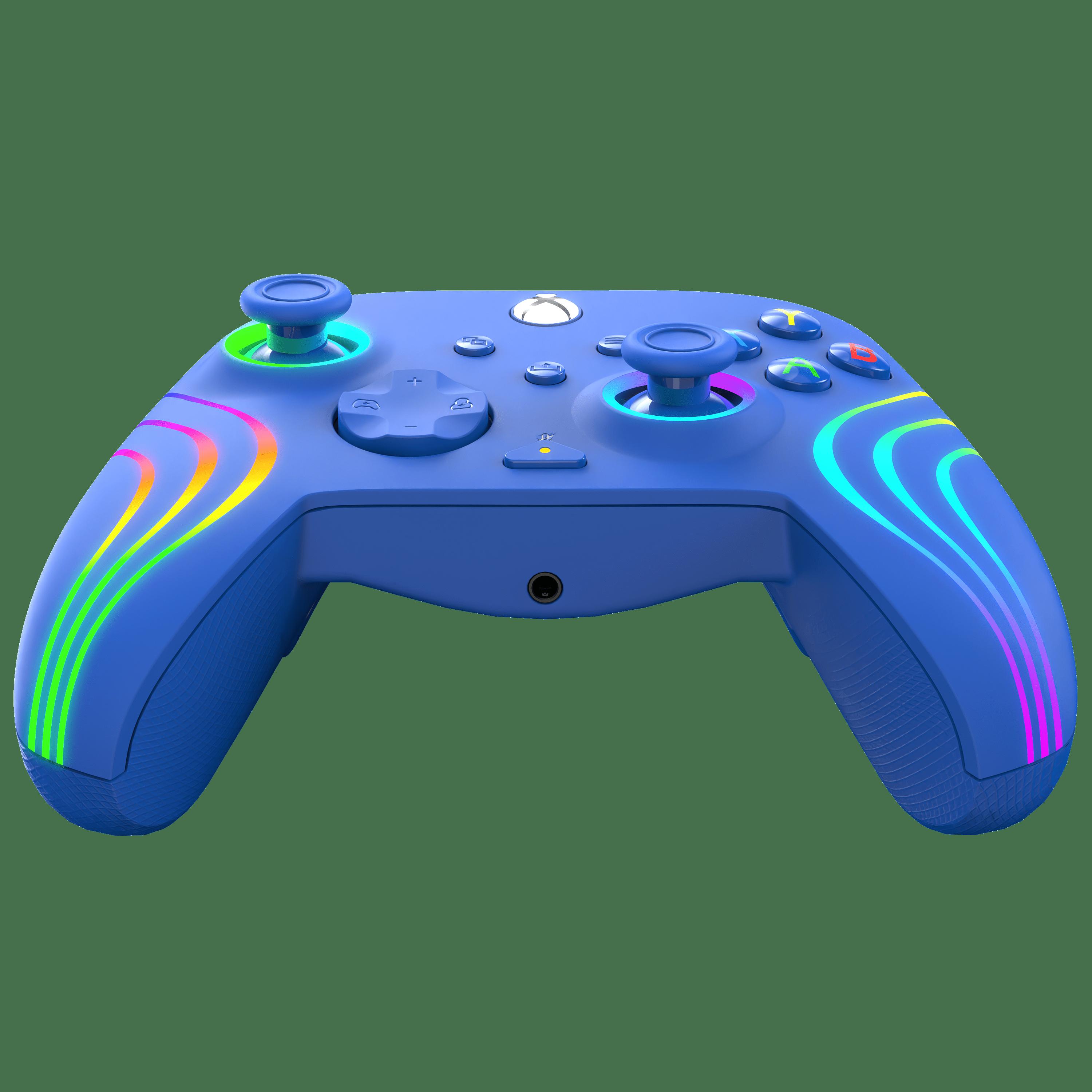PDP GAME Afterglow Wave Wired Xbox Controller Blue