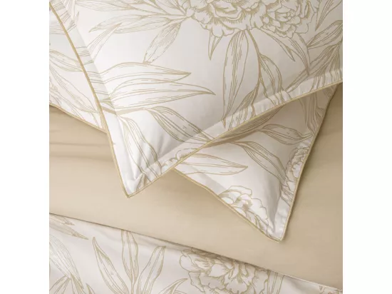 Parure de lit 2 personnes en satin de coton réversible 260x240cm