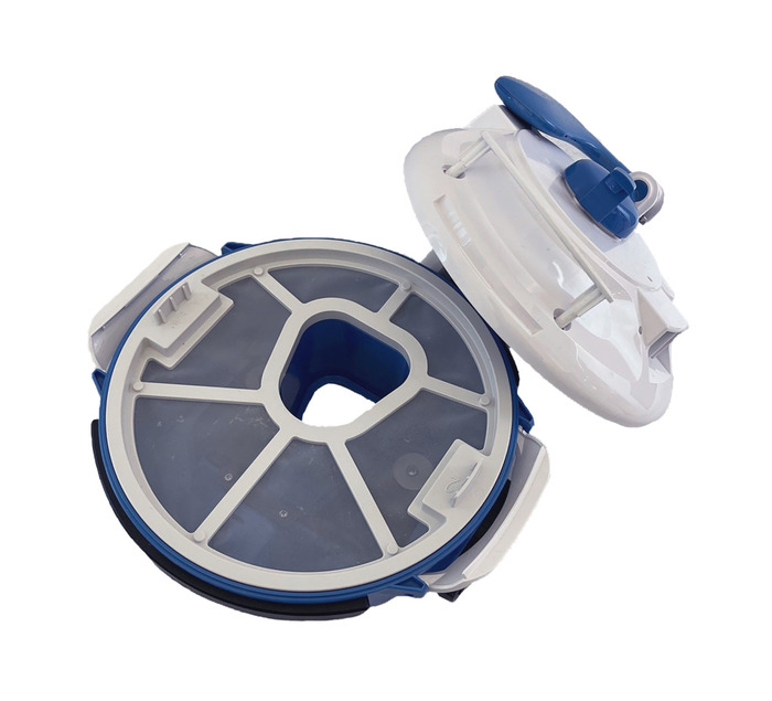 Poolrobot Mini Splash blå/hvid - Swim & Fun