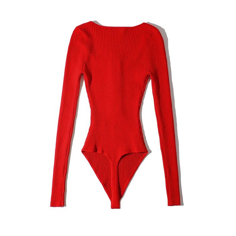 Hollahop - Gebreide bodytop met lange mouwen