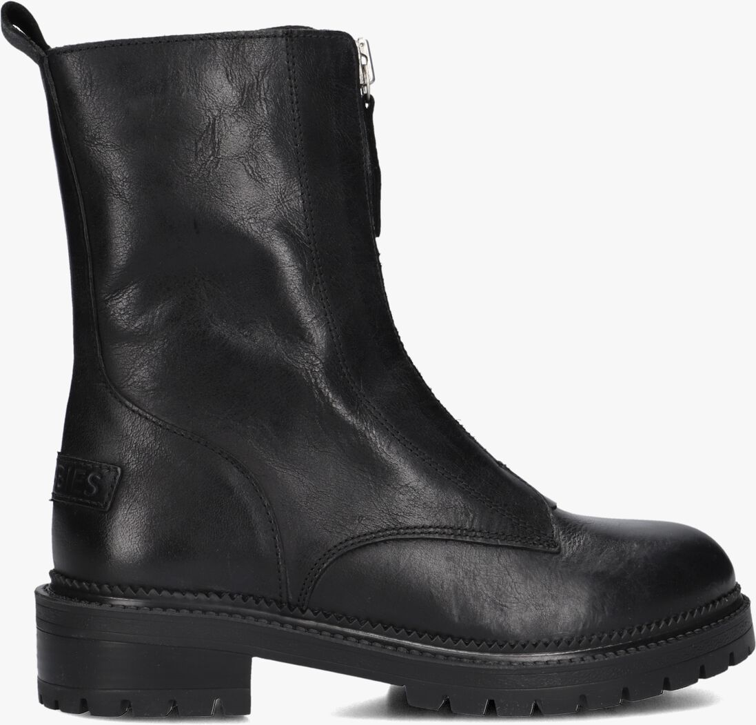 zwarte shabbies enkelboots tirza zipa