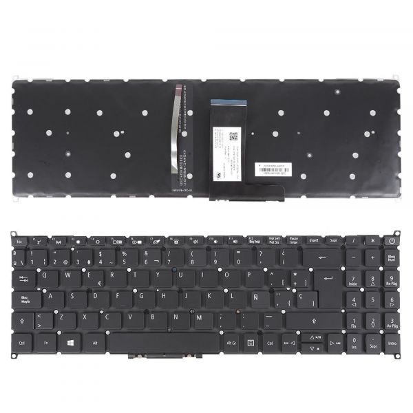 Teclado para Portatil Acer Swift 3 SF315-41G SF315-51G N17P4 SF315-52G (espanhol ) - TEC0609