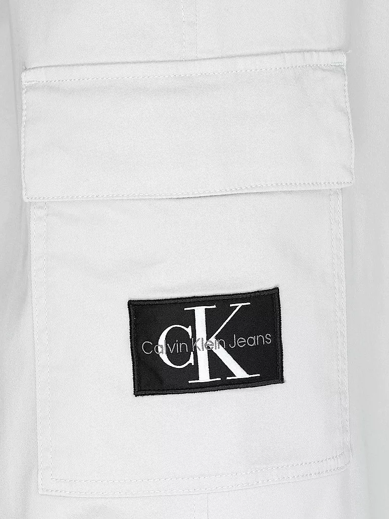 CALVIN KLEIN JEANS Cargohose  weiss