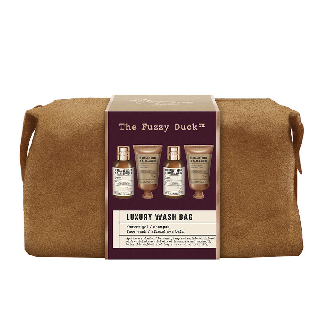 The Fuzzy Duck Men's Luxury Wash Bag Set - 1un
