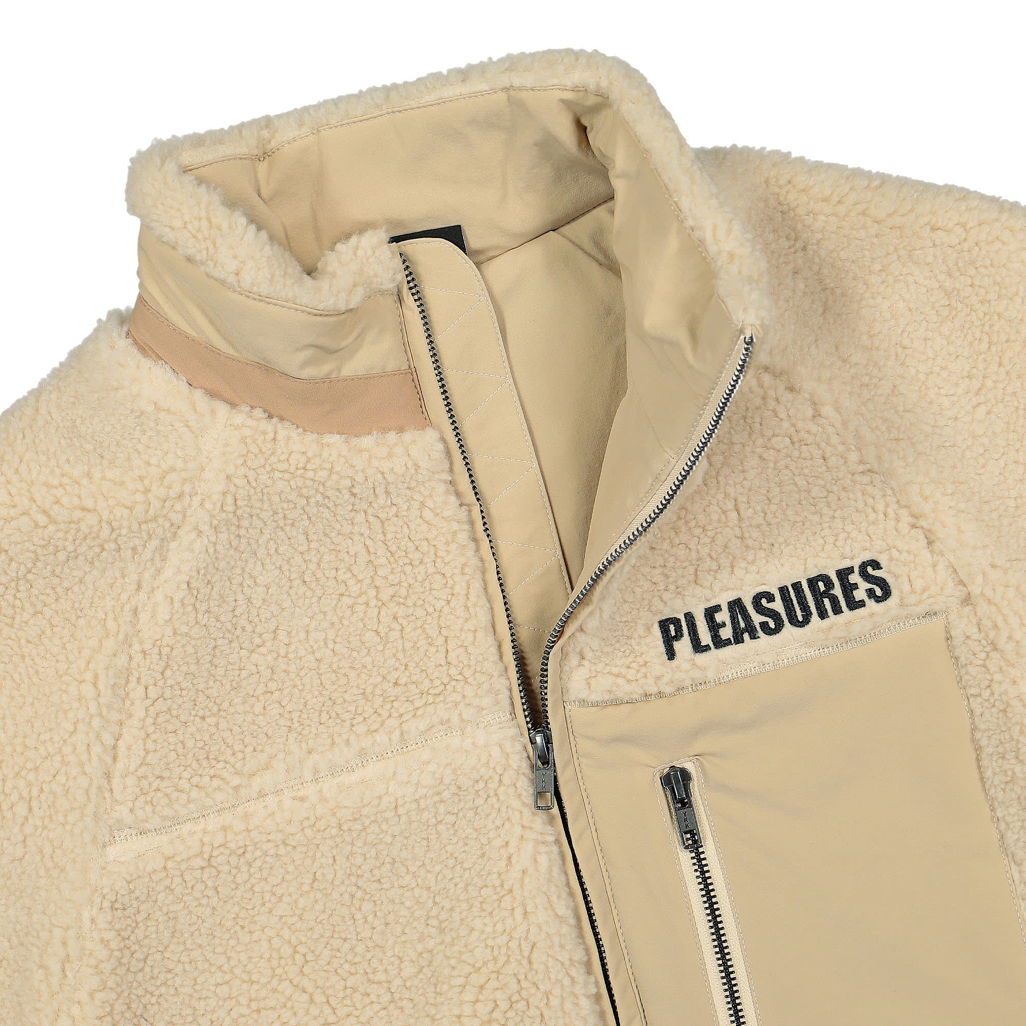 Pleasures<br>Bunny Sherpa Zip Up Jacket