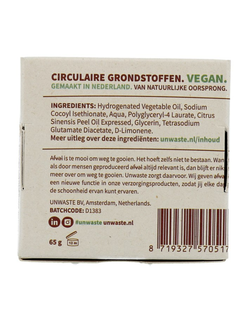 unwaste Shampoo Bar - Sinaasappel 65GR