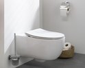 Plieger Vigo toiletborstel met glas chroom