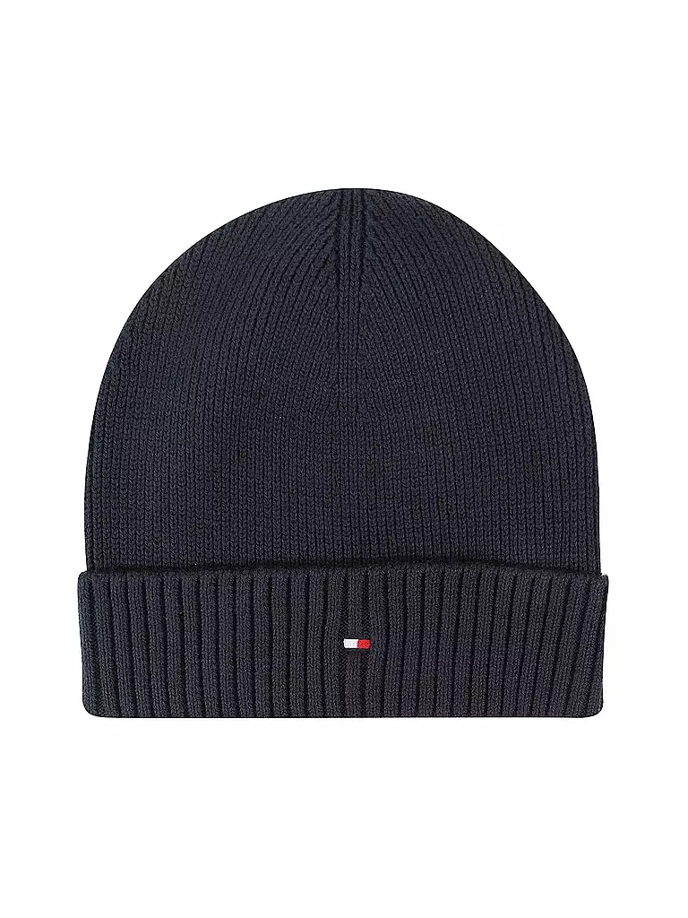 TOMMY HILFIGER Mütze - Haube ESSENTIAL  blau