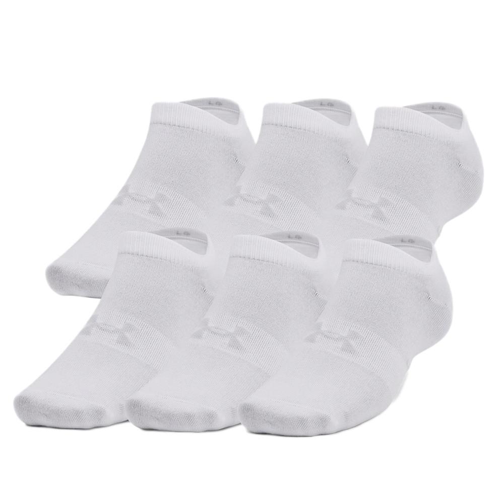 Under Armour X6 Paires de Chaussette Blanches Mixte Under Armour Essential