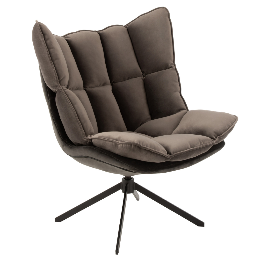 Fauteuil Serena donkergrijs