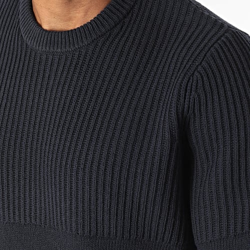 Pull Al Life Reg Knit 22024031 Bleu Marine