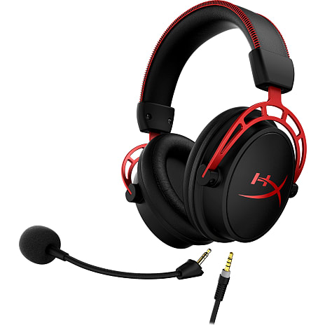 Hyperx cloud alpha gaming headset - sort/rød