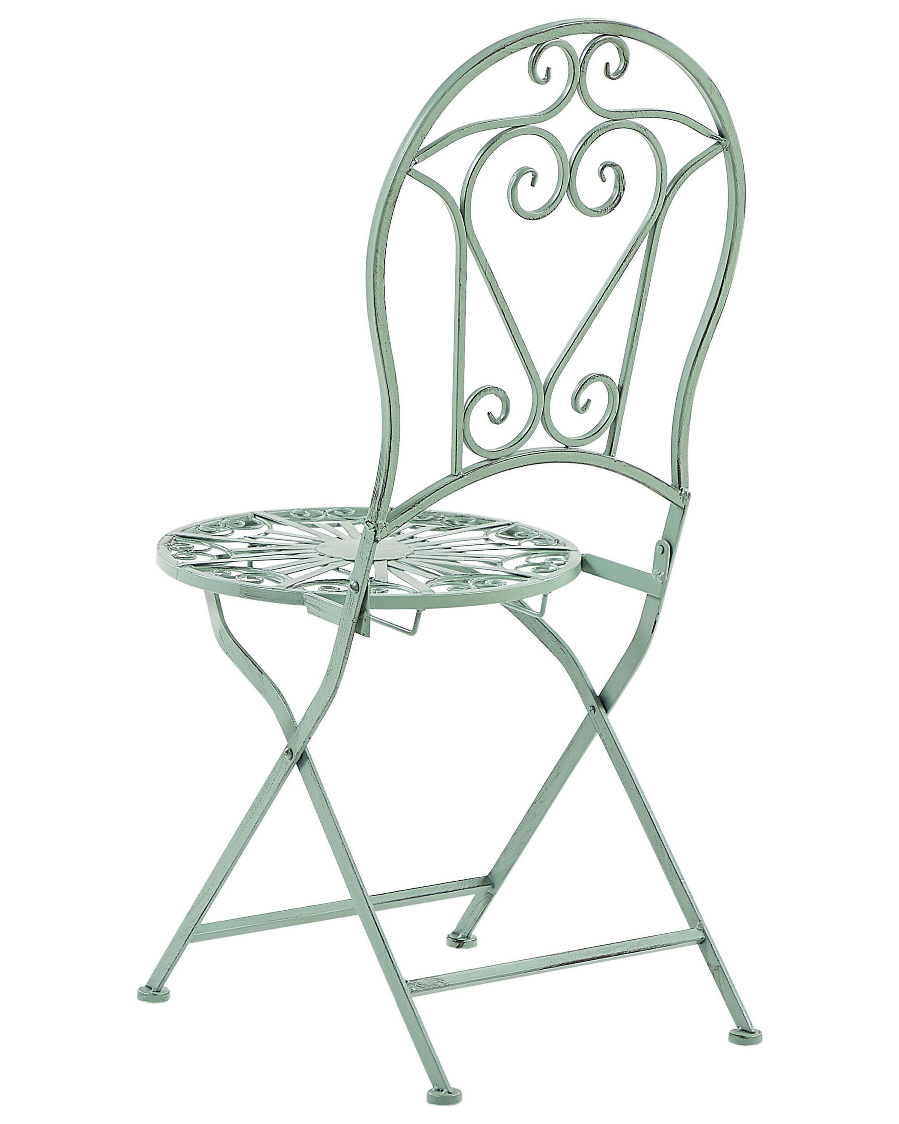 Set van 2 tuinstoelen TRENTO Metaal Lichtgroen