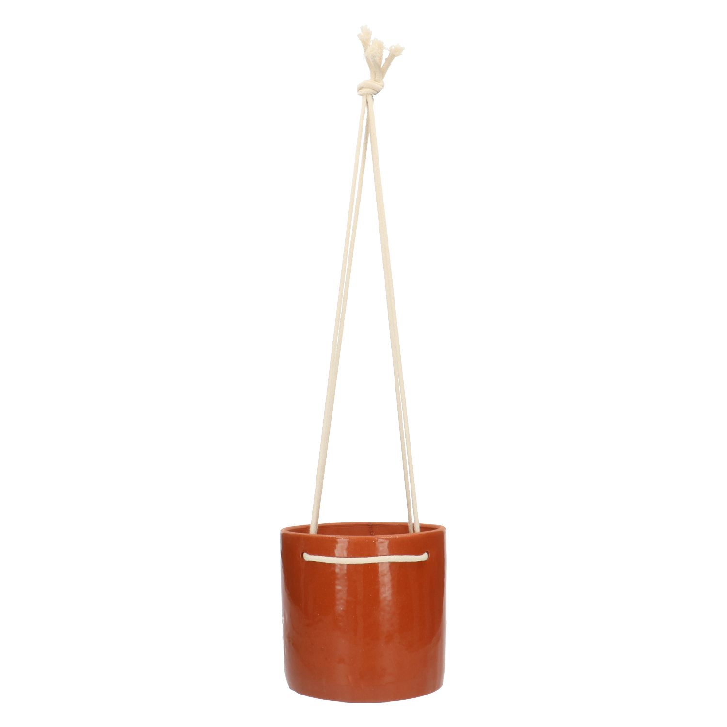 Bloempot met ophangkoord, terracotta, Ø 15,5 cm