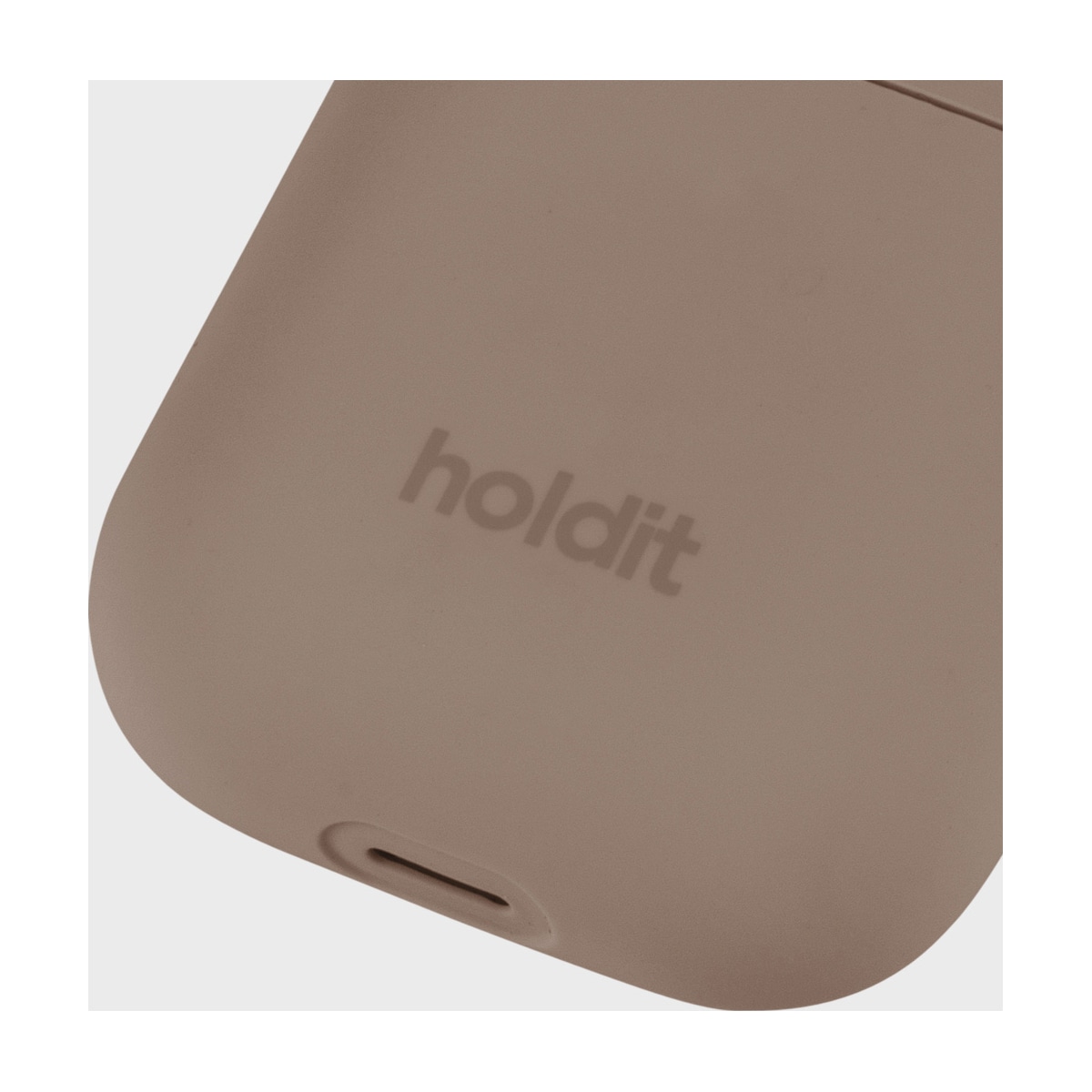 Holdit AirPods Silicone deksel (mokkabrun)