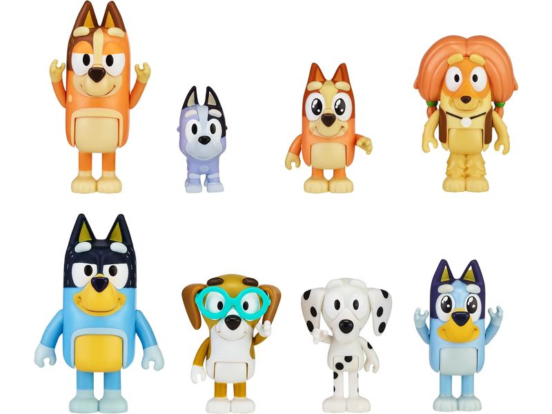 moose Bluey Figuren Achterpack Kinderspielzeugfigur