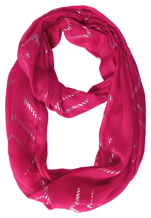 Folienprint Schlauchschal - cosy coral