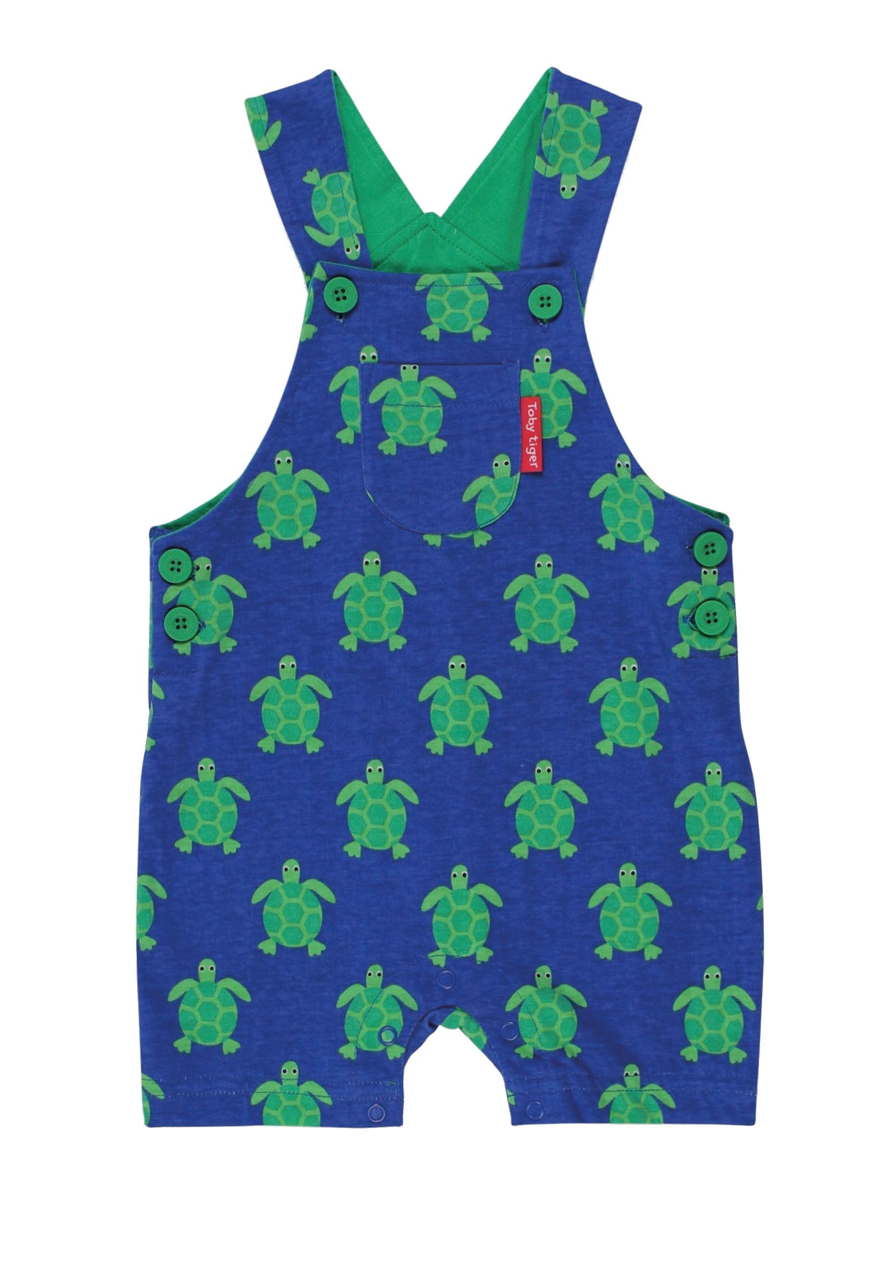 Toby Tiger Latzhose, Schildkrötenprint