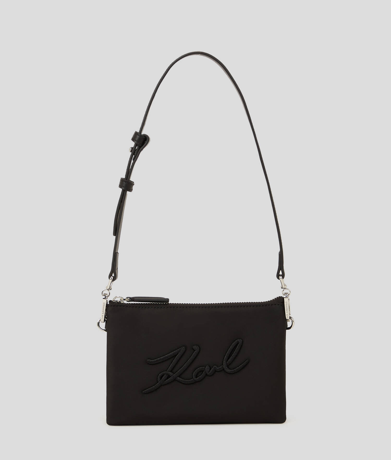 POCHETTE EN NYLON K/SIGNATURE